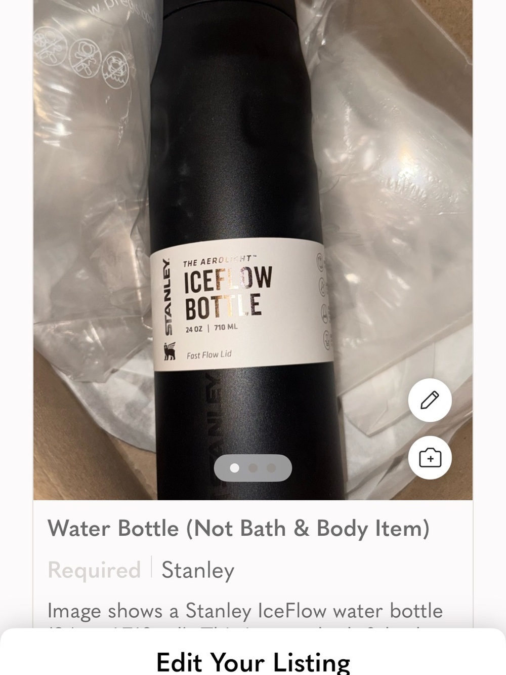 NET!  STANLEY water bottle.
